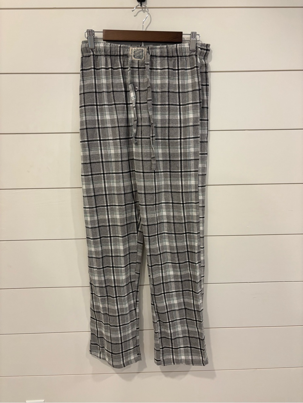 Lucky Brand NWOT Gray Plaid Men's Lounge Pants Comfortable Casual Fit Size Small